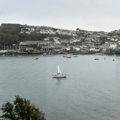 The view from Harbour Hotel Fowey